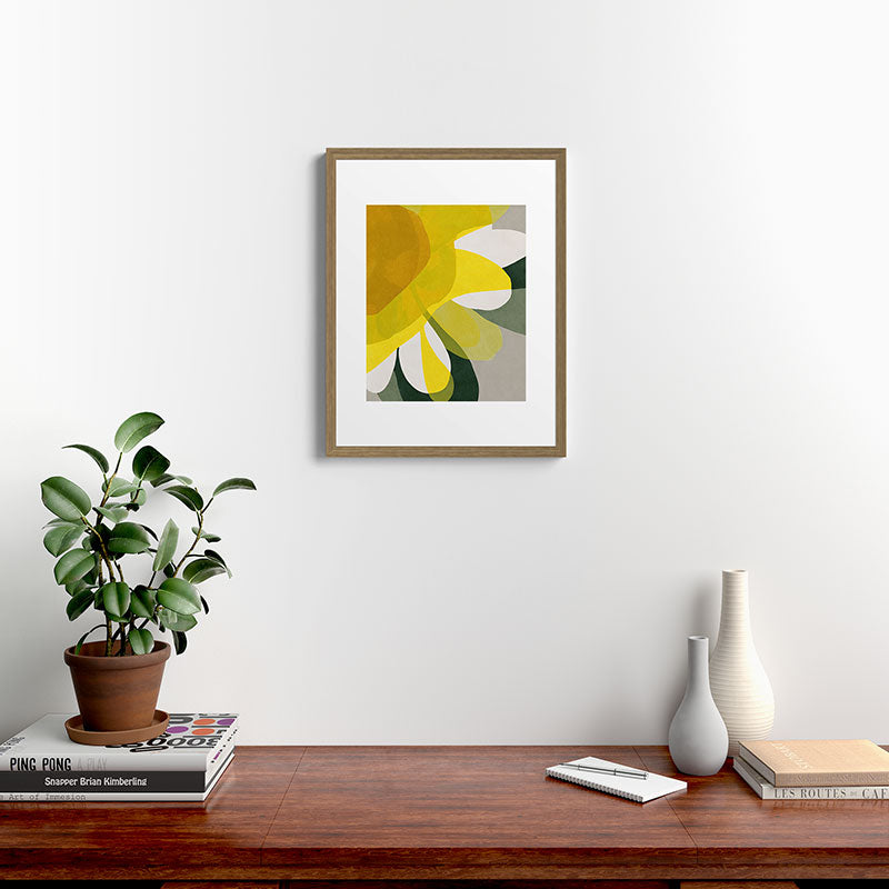 Petals in Full Light Framed Art Print Gallery Image 12