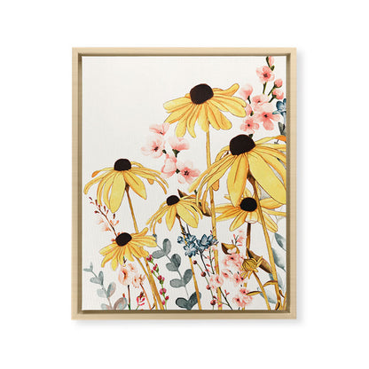 Summer Flowers Framed Canvas Print Gallery Image 26