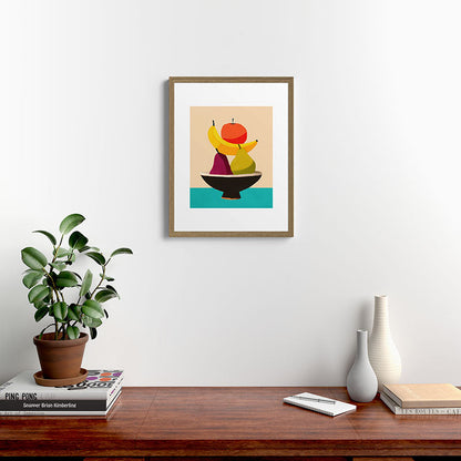 Summer Fruit Bowl Framed Art Print Gallery Image 12