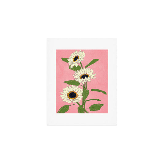 Sunflower Pink Sami Art Print Gallery Image 1
