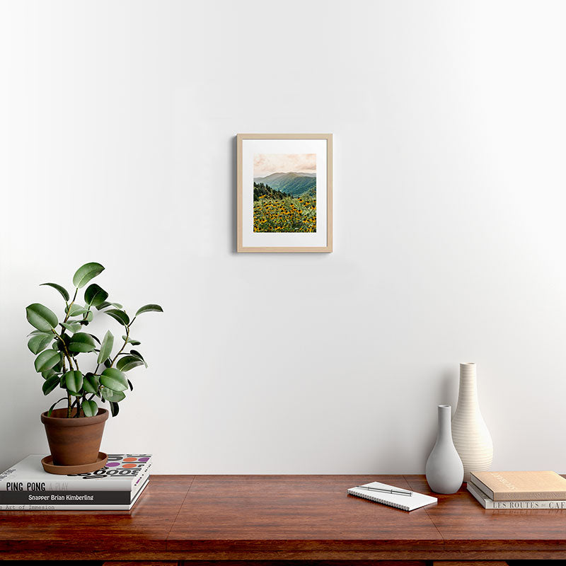 Smoky Mountains Wildflower Nature Photography Framed Art Print Gallery Image 16