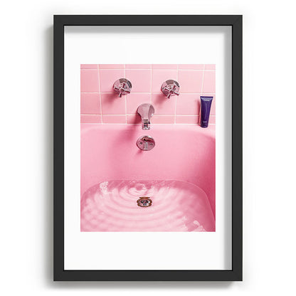 Pink Bathtub Framed Art Print Gallery Image 59