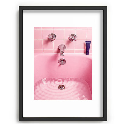 Pink Bathtub Framed Art Print Gallery Image 61