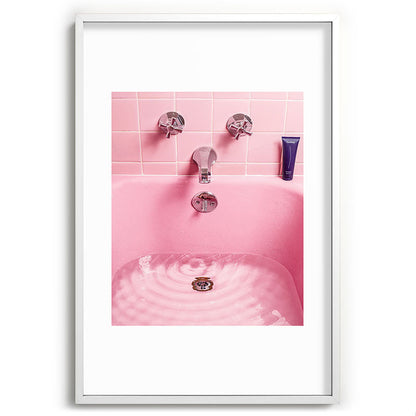 Pink Bathtub Framed Art Print Gallery Image 80