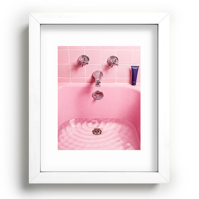 Pink Bathtub Framed Art Print Gallery Image 76