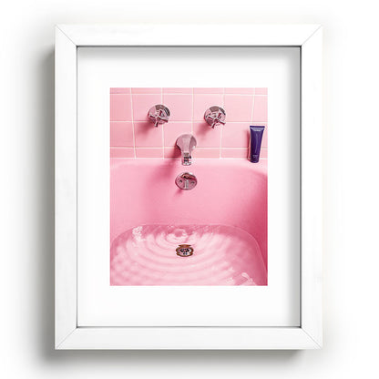 Pink Bathtub Framed Art Print Gallery Image 75