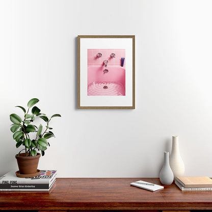 Pink Bathtub Framed Art Print Gallery Image 12