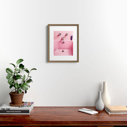 Pink Bathtub Framed Art Print Gallery Image 11