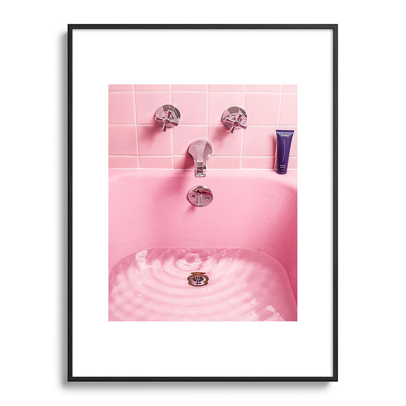 Pink Bathtub Framed Art Print Gallery Image 85