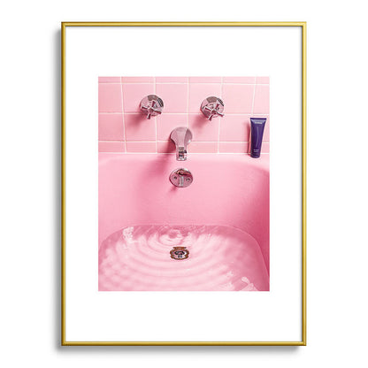Pink Bathtub Framed Art Print Gallery Image 92