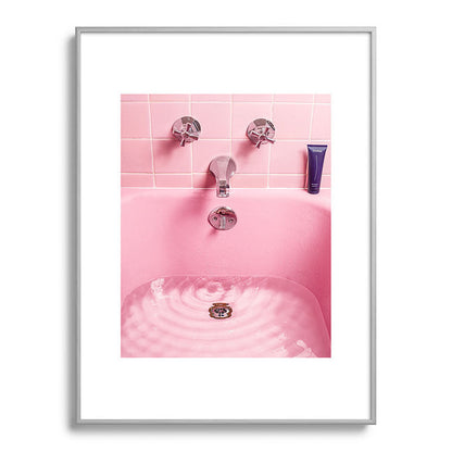 Pink Bathtub Framed Art Print Gallery Image 99
