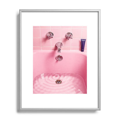 Pink Bathtub Framed Art Print Gallery Image 95