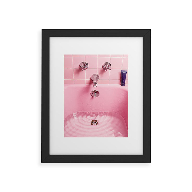 Pink Bathtub Framed Art Print Gallery Image 30