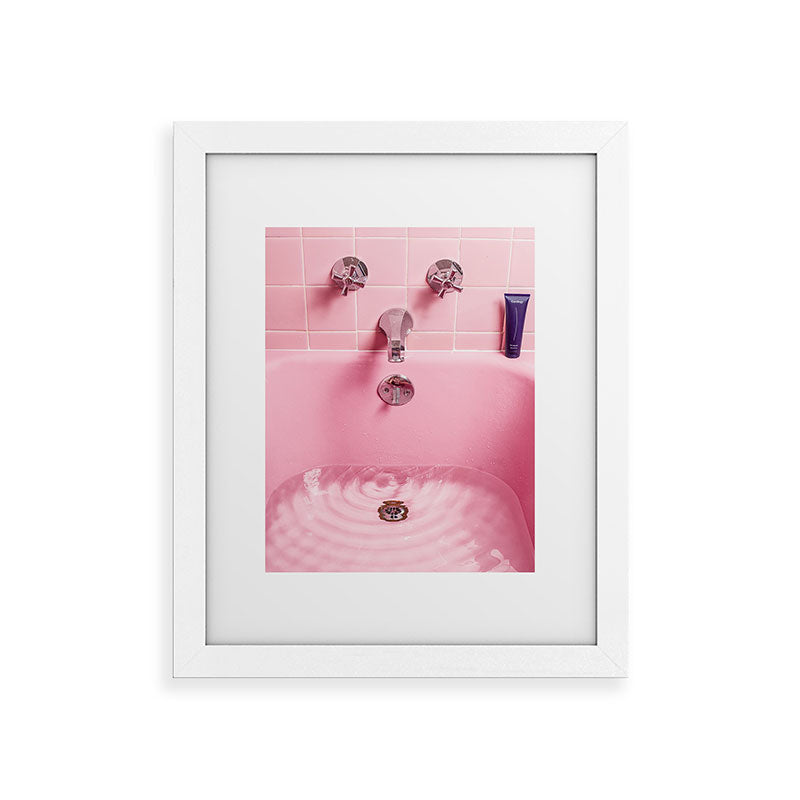Pink Bathtub Framed Art Print Gallery Image 50