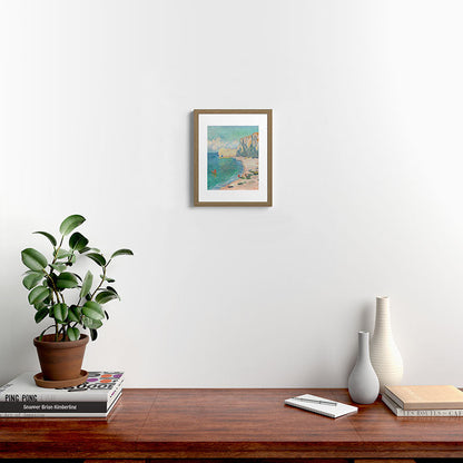 Claude Monet beach Framed Art Print Gallery Image 12