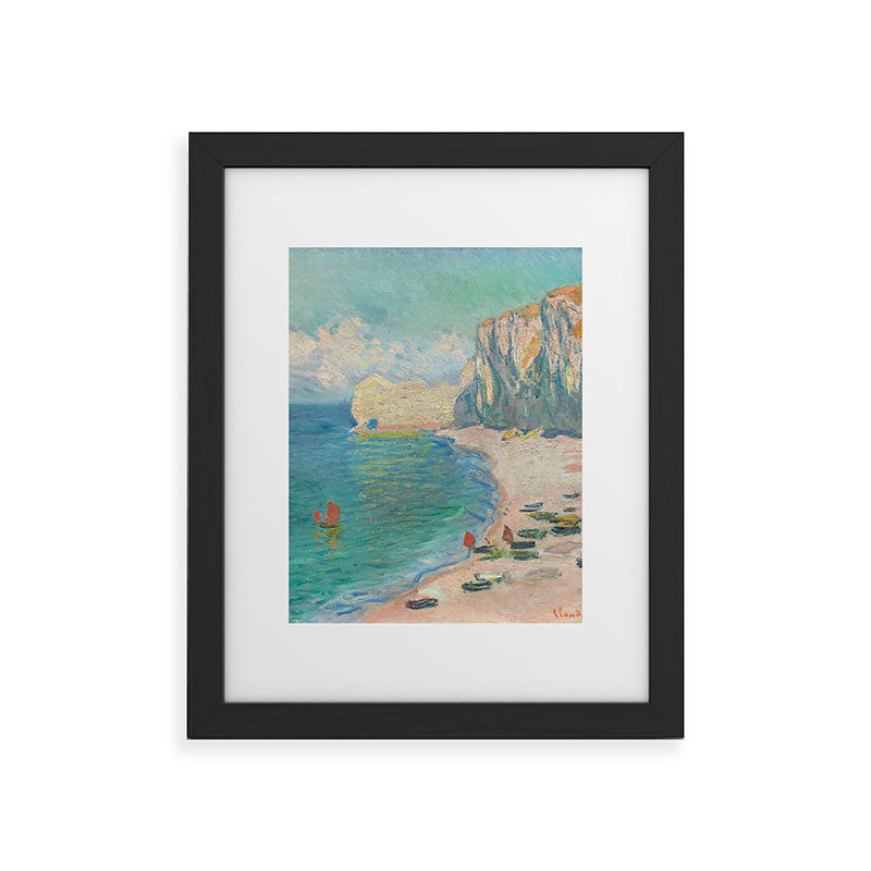 Claude Monet beach Framed Art Print Gallery Image 41