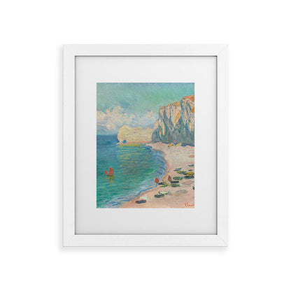 Claude Monet beach Framed Art Print Gallery Image 73