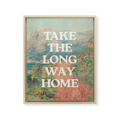 Take The Long Way Home Framed Canvas Print Gallery Image 8