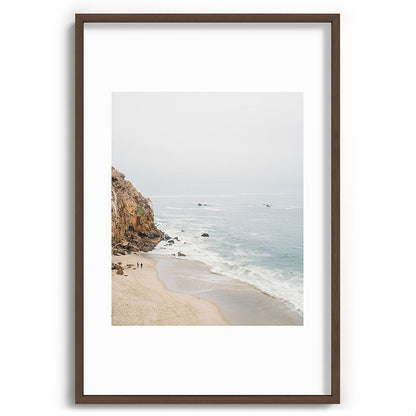 Coast in Malibu Print - Point Dume Pirate's Cove Beach - Coastal Boho Framed Art Print Gallery Image 94