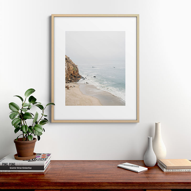 Coast in Malibu Print - Point Dume Pirate's Cove Beach - Coastal Boho Framed Art Print Gallery Image 29