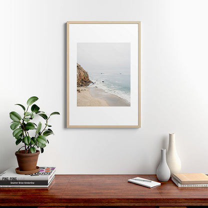 Coast in Malibu Print - Point Dume Pirate's Cove Beach - Coastal Boho Framed Art Print Gallery Image 28