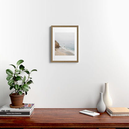 Coast in Malibu Print - Point Dume Pirate's Cove Beach - Coastal Boho Framed Art Print Gallery Image 14