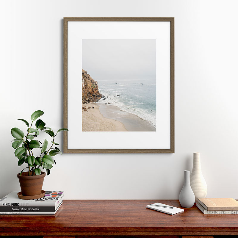 Coast in Malibu Print - Point Dume Pirate's Cove Beach - Coastal Boho Framed Art Print Gallery Image 58