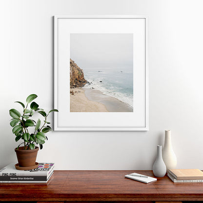 Coast in Malibu Print - Point Dume Pirate's Cove Beach - Coastal Boho Framed Art Print Gallery Image 76