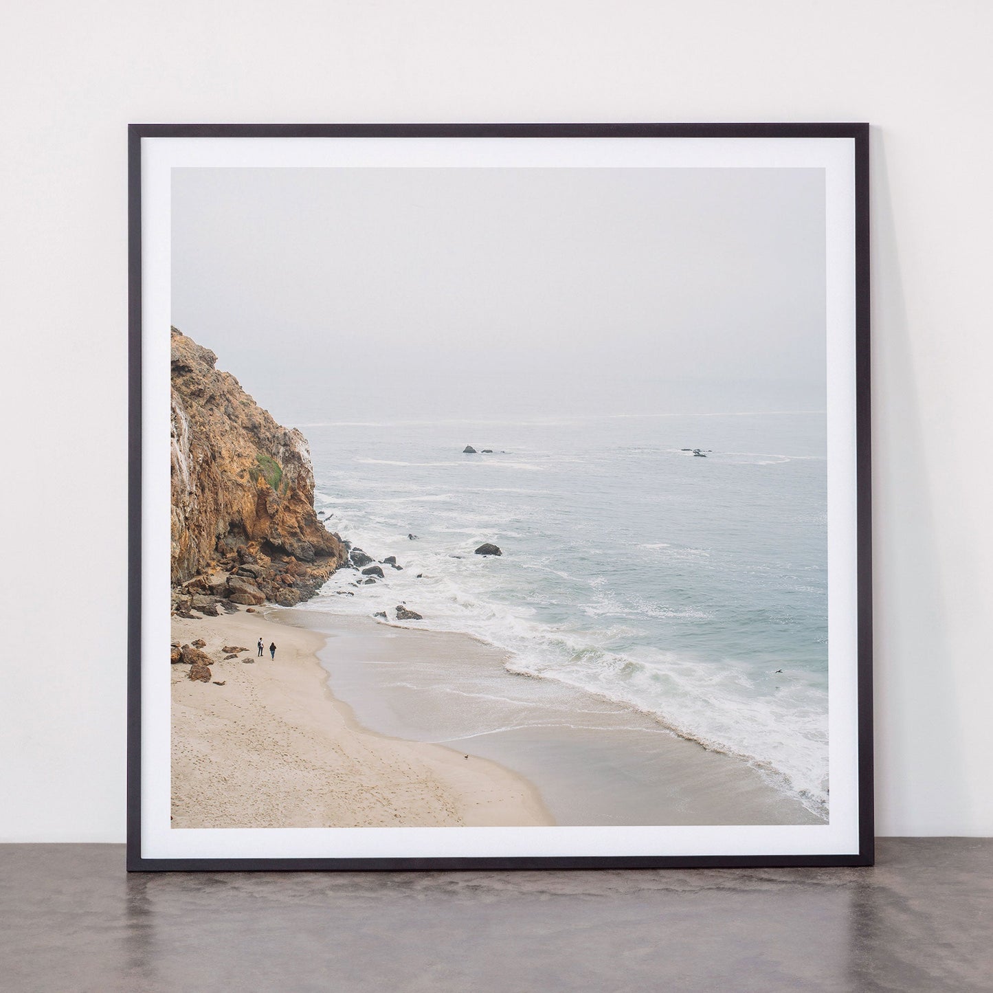 Coast in Malibu Print - Point Dume Pirate's Cove Beach - Coastal Boho Framed Art Print Gallery Image 11