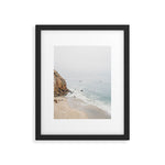 Coast in Malibu Print - Point Dume Pirate's Cove Beach - Coastal Boho Framed Art Print Gallery Image 1