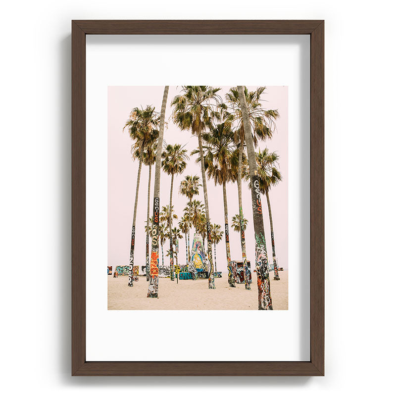 Palm Trees on Venice Beach - Los Angeles California Travel Photography Framed Art Print Gallery Image 89