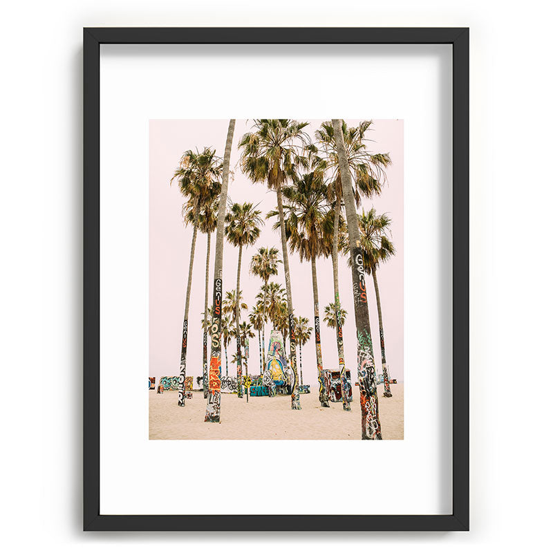 Palm Trees on Venice Beach - Los Angeles California Travel Photography Framed Art Print Gallery Image 84