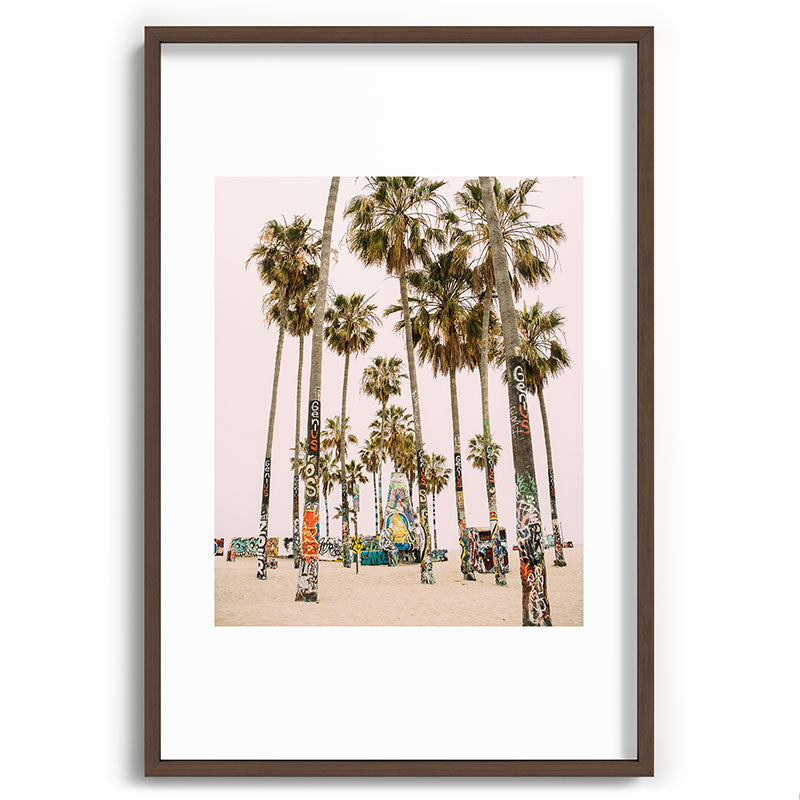 Palm Trees on Venice Beach - Los Angeles California Travel Photography Framed Art Print Gallery Image 94