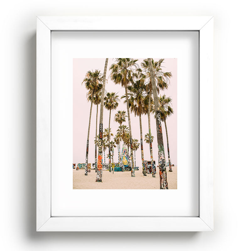 Palm Trees on Venice Beach - Los Angeles California Travel Photography Framed Art Print Gallery Image 103