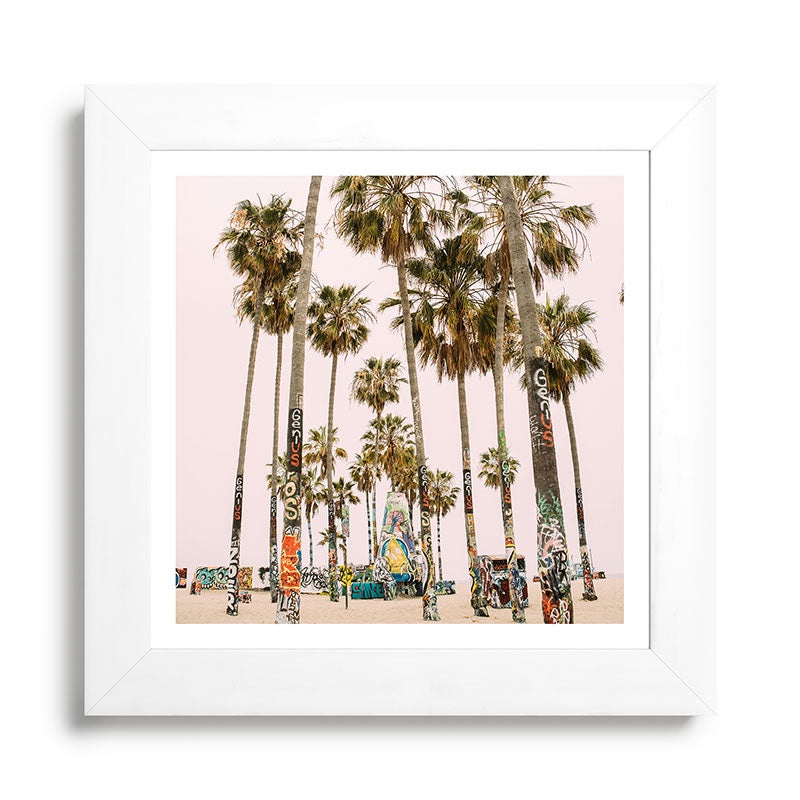 Palm Trees on Venice Beach - Los Angeles California Travel Photography Framed Art Print Gallery Image 79