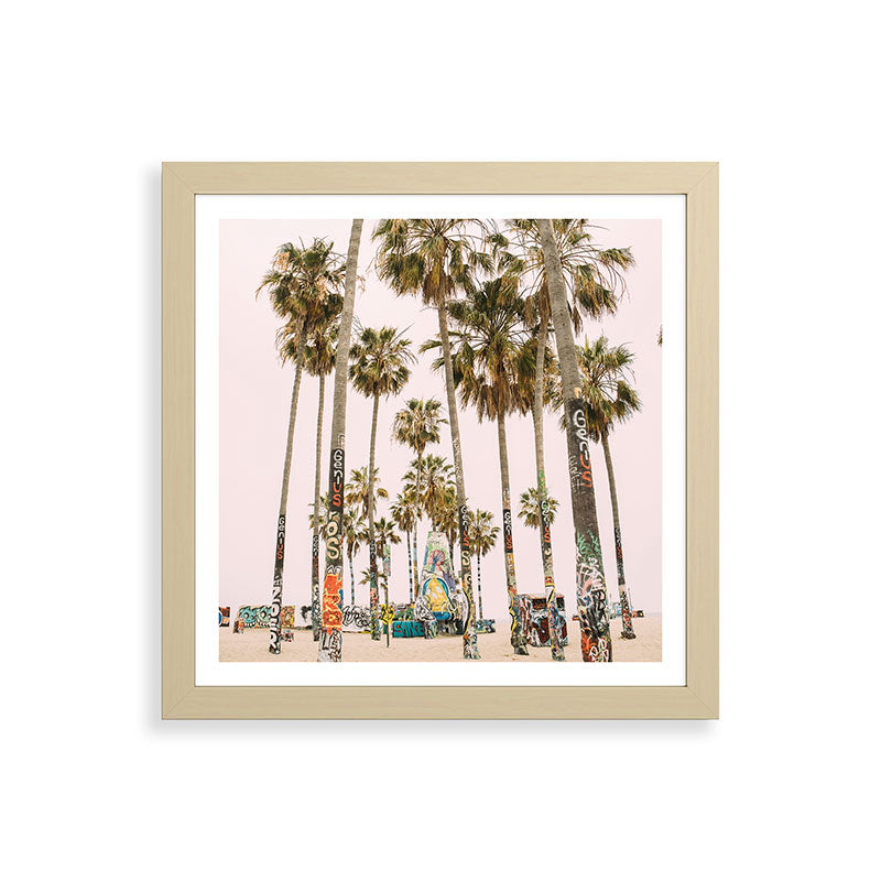 Palm Trees on Venice Beach - Los Angeles California Travel Photography Framed Art Print Gallery Image 71