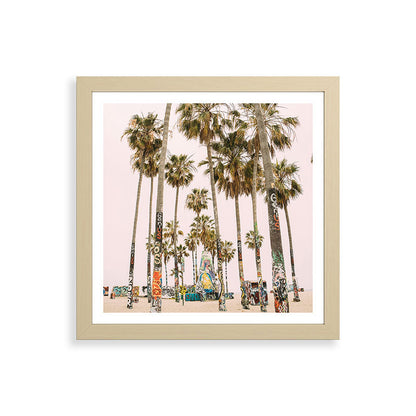 Palm Trees on Venice Beach - Los Angeles California Travel Photography Framed Art Print Gallery Image 71