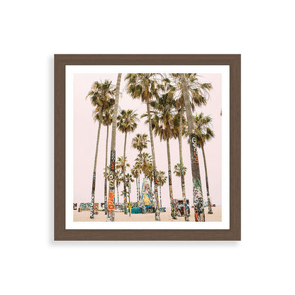 Palm Trees on Venice Beach - Los Angeles California Travel Photography Framed Art Print Gallery Image 60
