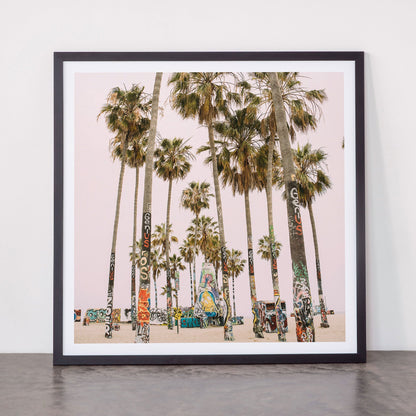Palm Trees on Venice Beach - Los Angeles California Travel Photography Framed Art Print Gallery Image 55