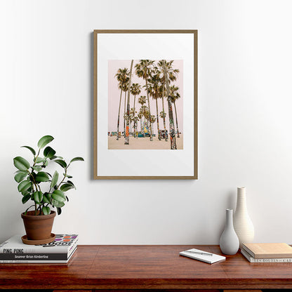Palm Trees on Venice Beach - Los Angeles California Travel Photography Framed Art Print Gallery Image 18