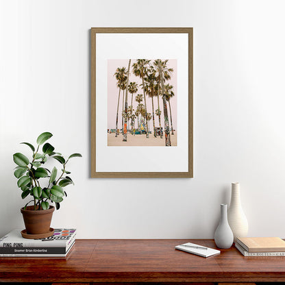 Palm Trees on Venice Beach - Los Angeles California Travel Photography Framed Art Print Gallery Image 56