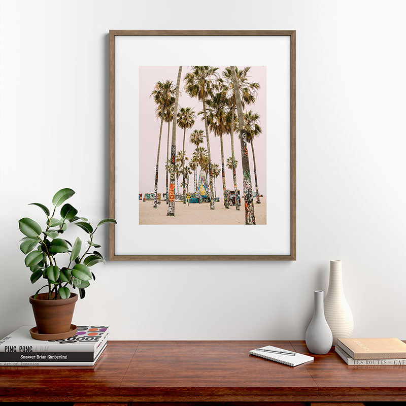 Palm Trees on Venice Beach - Los Angeles California Travel Photography Framed Art Print Gallery Image 19