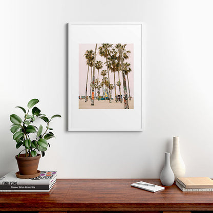 Palm Trees on Venice Beach - Los Angeles California Travel Photography Framed Art Print Gallery Image 37