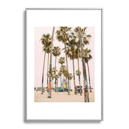Palm Trees on Venice Beach - Los Angeles California Travel Photography Framed Art Print Gallery Image 132