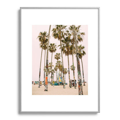Palm Trees on Venice Beach - Los Angeles California Travel Photography Framed Art Print Gallery Image 135