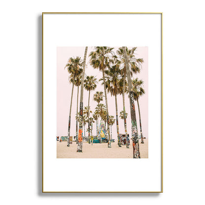 Palm Trees on Venice Beach - Los Angeles California Travel Photography Framed Art Print Gallery Image 127