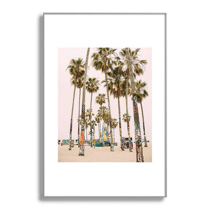 Palm Trees on Venice Beach - Los Angeles California Travel Photography Framed Art Print Gallery Image 137