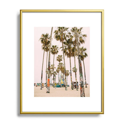 Palm Trees on Venice Beach - Los Angeles California Travel Photography Framed Art Print Gallery Image 120