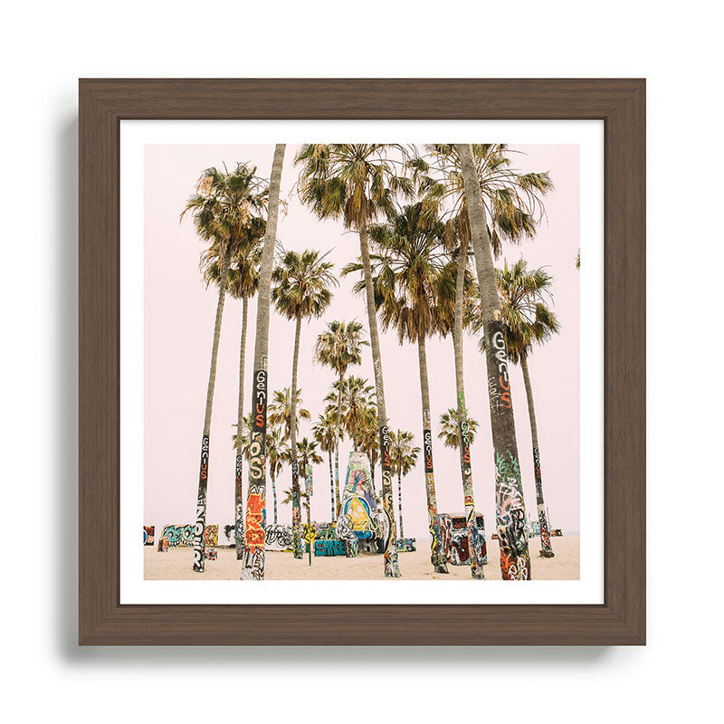 Palm Trees on Venice Beach - Los Angeles California Travel Photography Framed Art Print Gallery Image 13