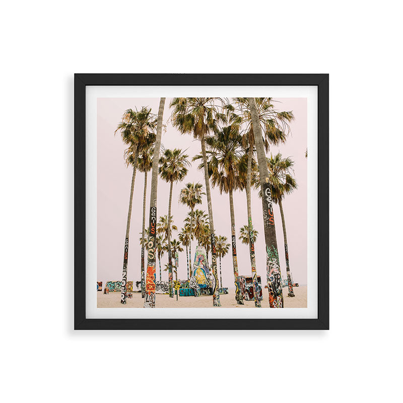 Palm Trees on Venice Beach - Los Angeles California Travel Photography Framed Art Print Gallery Image 7